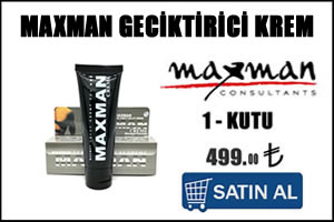 Maxman geciktirici krem