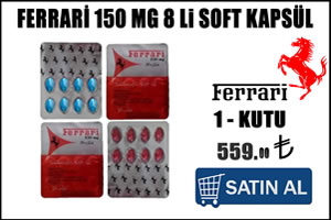 Ferrari 150 mg 8 li soft hapı