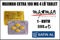 Maxman 100 mg 4 lü sarı hapı