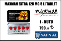 Maxman extra 125 mg 5 li hapı