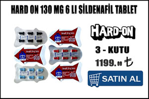 Hard on 130 mg hapı - 3 kutu