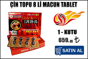 Çin topu 8 li tablet