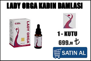 Lady orga kadın istek artırıcı damla