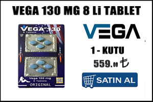 Vega 130 mg 8 li tablet